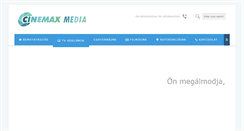 Desktop Screenshot of cinemaxfilm.hu