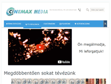 Tablet Screenshot of cinemaxfilm.hu